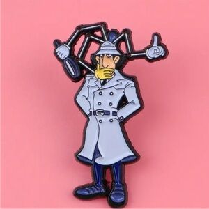 Inspector Gadget 1982 Enamel Metal Pin, Nostalgia, Cartoon Pin